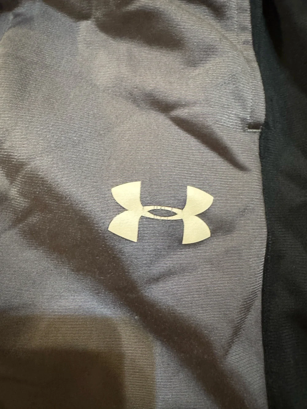 Under Armour Kids Gray Joggers with Black Side Panels